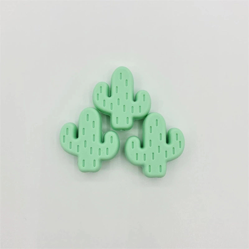 Wholesale 10pcs Cactus Silicone Beads